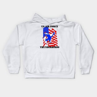 USAF Thunderbirds F-16 Falcon Kids Hoodie